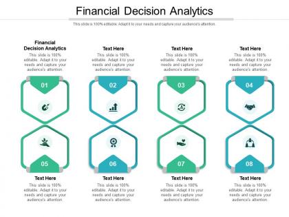 Financial decision analytics ppt powerpoint presentation model backgrounds cpb