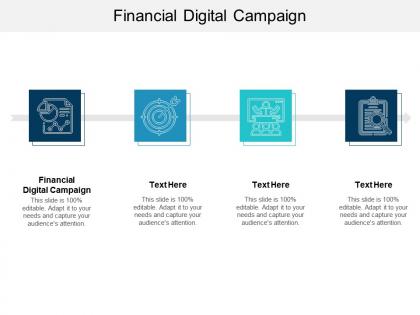 Financial digital campaign ppt powerpoint presentation slides aids cpb