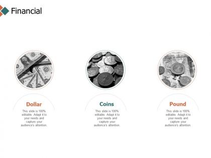 Financial dollar coins pound d258 ppt powerpoint presentation icon example