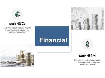 Financial dollar euro f203 ppt powerpoint presentation pictures background