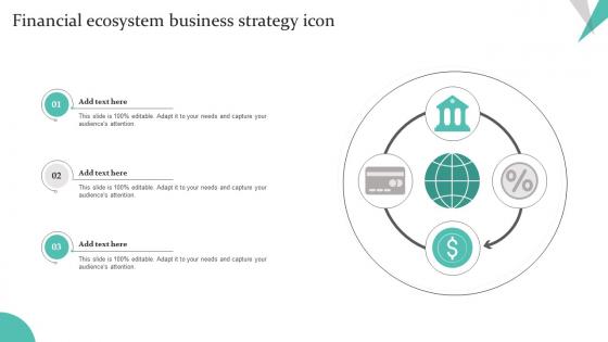 Financial Ecosystem Business Strategy Icon