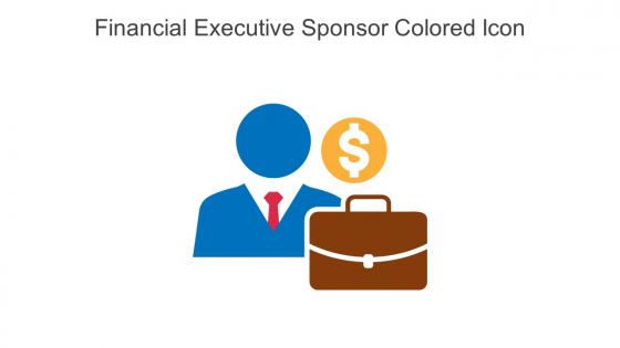 Financial Executive Sponsor Colored Icon In Powerpoint Pptx Png And Editable Eps Format
