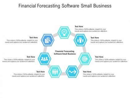 Financial forecasting software small business ppt powerpoint presentation infographics demonstration cpb