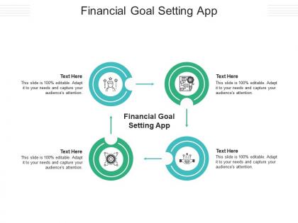 Financial goal setting app ppt powerpoint presentation styles guidelines cpb