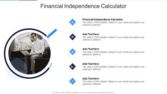 Financial Independence Calculator In Powerpoint And Google Slides Cpb