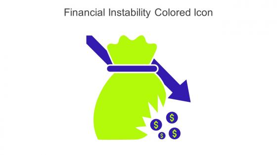 Financial Instability Colored Icon In Powerpoint Pptx Png And Editable Eps Format