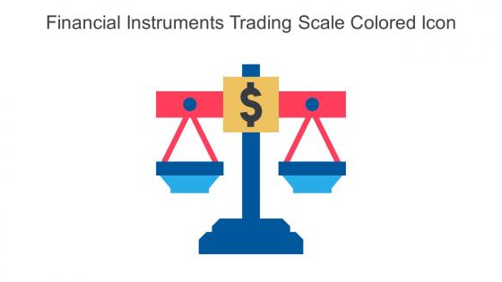 Financial Instruments Trading Scale Colored Icon In Powerpoint Pptx Png And Editable Eps Format