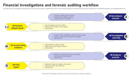 Financial Investigations And Forensic Auditing Workflow