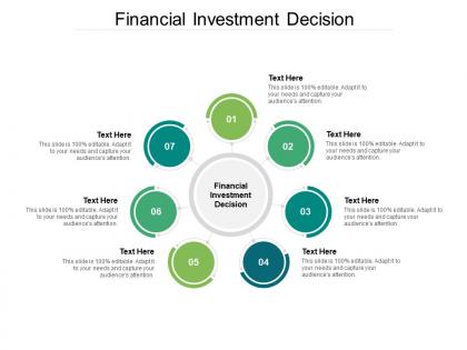 Financial investment decision ppt powerpoint presentation styles microsoft cpb