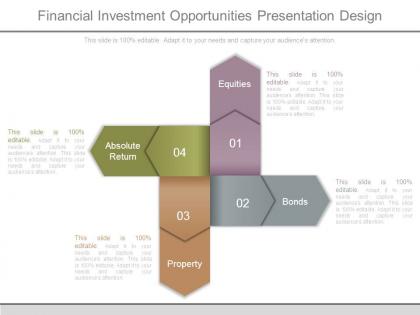 Financial investment opportunities presentation design