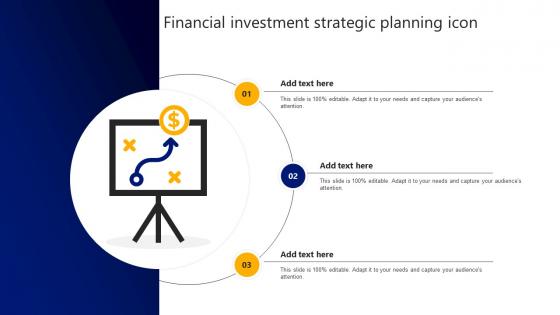 Financial Investment Strategic Planning Icon
