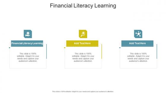 Financial Literacy Learning In Powerpoint And Google Slides Cpb