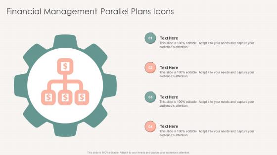 Financial Management Parallel Plans Icons