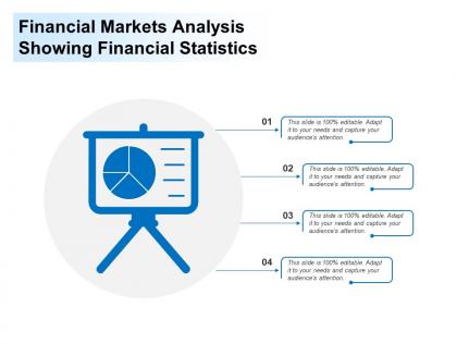 Financial markets analysis showing financial statistics