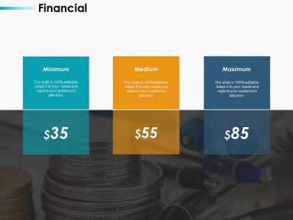 Financial medium minimum ppt infographics design inspiration