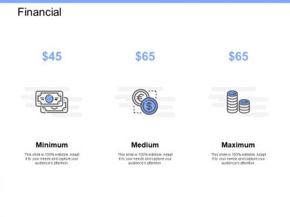 Financial minimum maximum k266 ppt powerpoint presentation icon templates