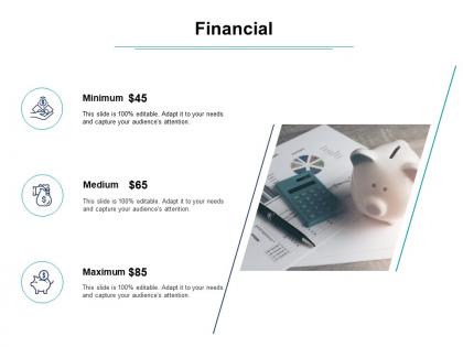 Financial minimum medium l857 ppt powerpoint presentation show
