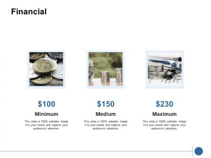 Financial minimum medium maximum k205 ppt powerpoint presentation template layouts