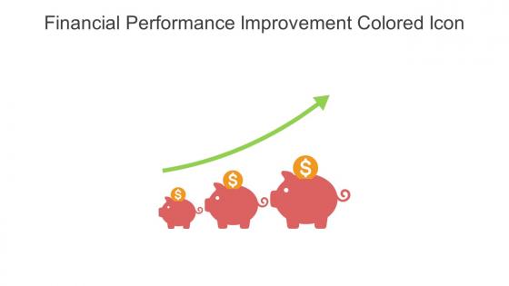 Financial Performance Improvement Colored Icon In Powerpoint Pptx Png And Editable Eps Format