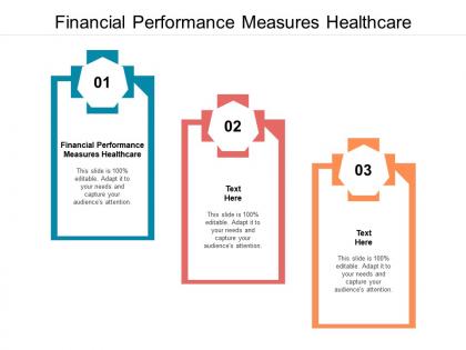 Financial performance measures healthcare ppt powerpoint presentation show themes cpb