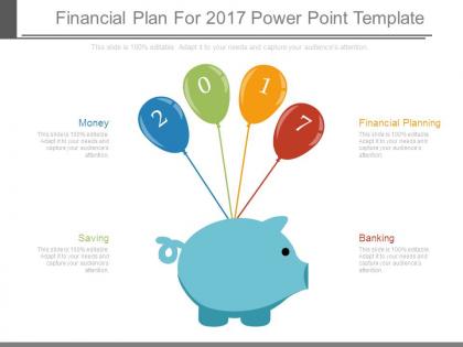 Financial plan for 2017 power point template