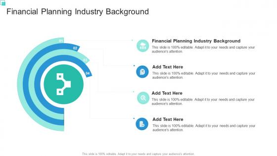 Financial Planning Industry Background In Powerpoint And Google Slides Cpb