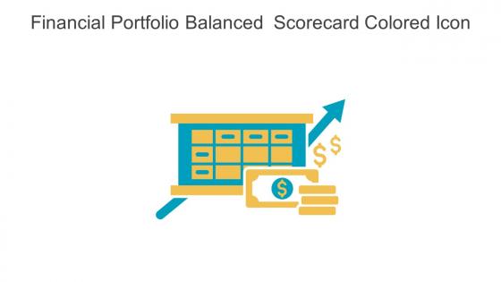 Financial Portfolio Balanced Scorecard Colored Icon In Powerpoint Pptx Png And Editable Eps Format
