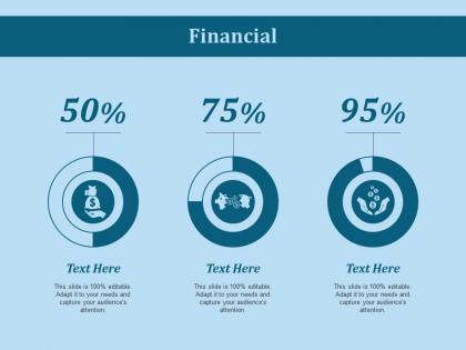 Financial ppt slides infographics