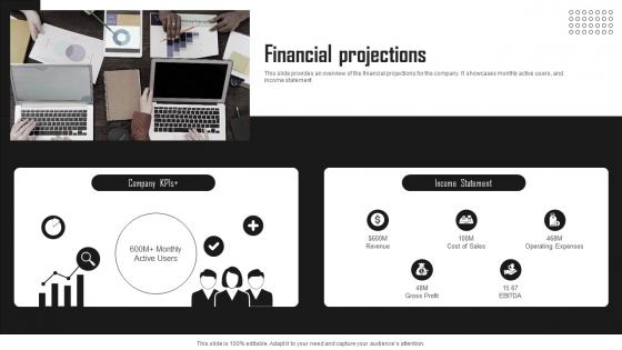 Financial Projections Auth0 Secondary Market Investor Funding Elevator Pitch Deck