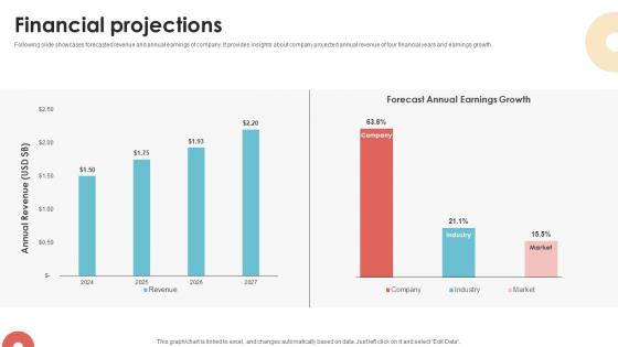 Financial Projections Investor Pitch Deck For Website Development