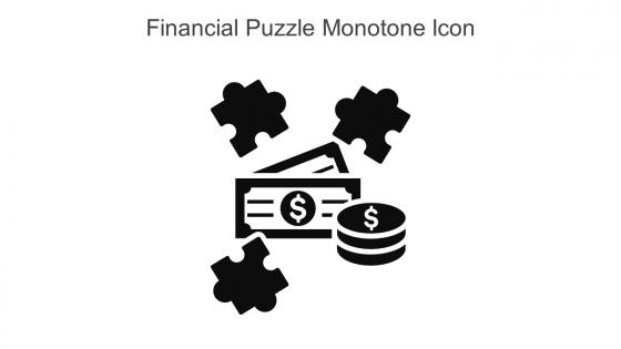 Financial Puzzle Monotone Icon In Powerpoint Pptx Png And Editable Eps Format