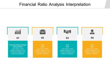 Financial ratio analysis interpretation ppt powerpoint presentation graphics cpb