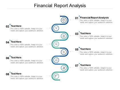 Financial report analysis ppt powerpoint presentation model master slide cpb