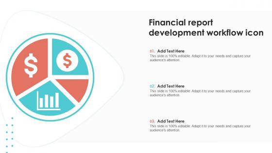 Financial Report Development Workflow Icon