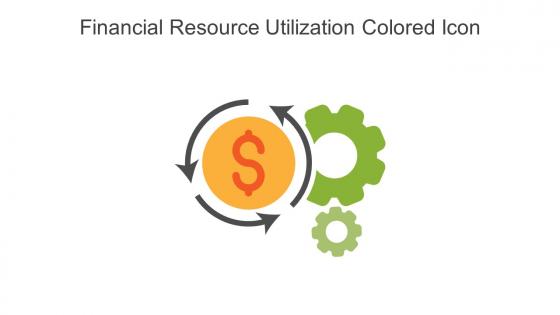Financial Resource Utilization Colored Icon In Powerpoint Pptx Png And Editable Eps Format