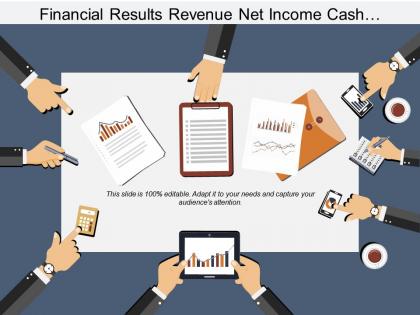 Financial results revenue net income cash flow hands