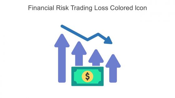 Financial Risk Trading Loss Colored Icon In Powerpoint Pptx Png And Editable Eps Format