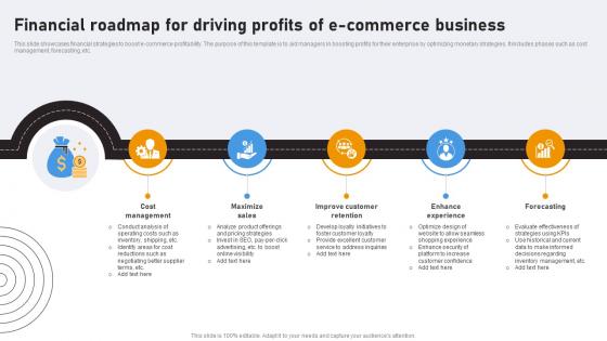 Financial Roadmap For Driving Profits Of E Commerce Business