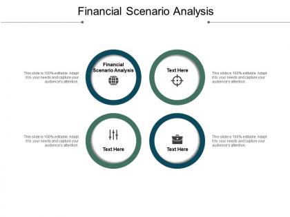 Financial scenario analysis ppt powerpoint presentation gallery graphics download cpb