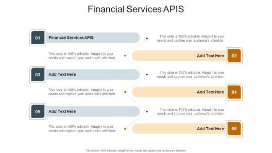 Financial Services APIS In Powerpoint And Google Slides Cpb