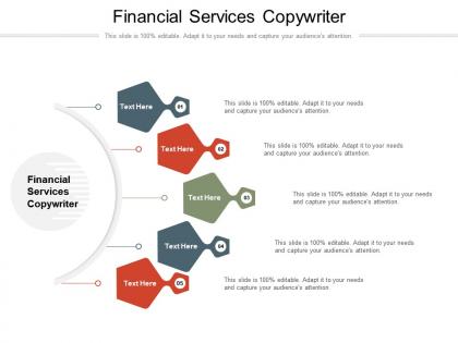 Financial services copywriter ppt powerpoint presentation infographic template visuals cpb