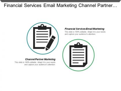 Financial services email marketing channel partner marketing implicit marketing cpb