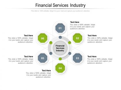 Financial services industry ppt powerpoint presentation file outline cpb