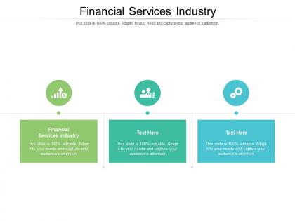 Financial services industry ppt powerpoint presentation pictures professional cpb