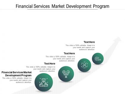 Financial services market development program ppt powerpoint presentation inspiration cpb