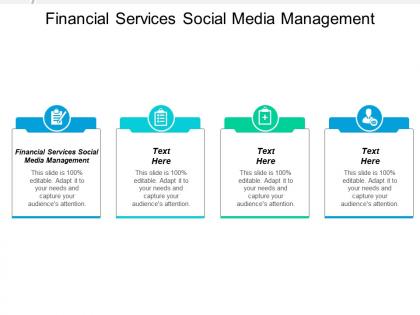Financial services social media management ppt powerpoint presentation ideas background images cpb