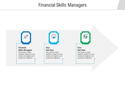 Financial skills managers ppt powerpoint presentation slides summary cpb