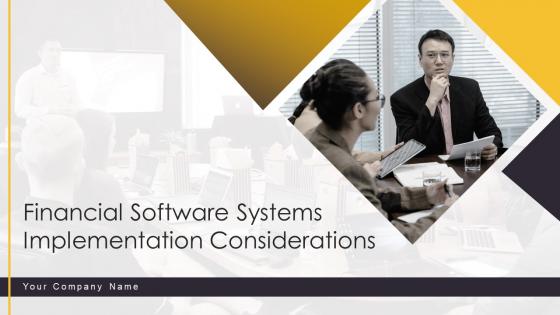 Financial Software Systems Implementation Considerations Powerpoint Ppt Template Bundles
