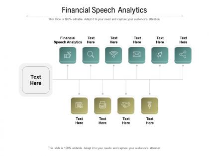Financial speech analytics ppt powerpoint presentation gallery information cpb