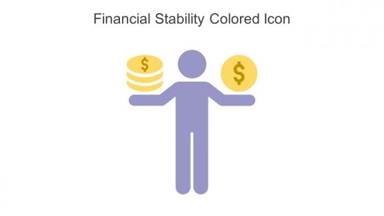 Financial Stability Colored Icon In Powerpoint Pptx Png And Editable Eps Format